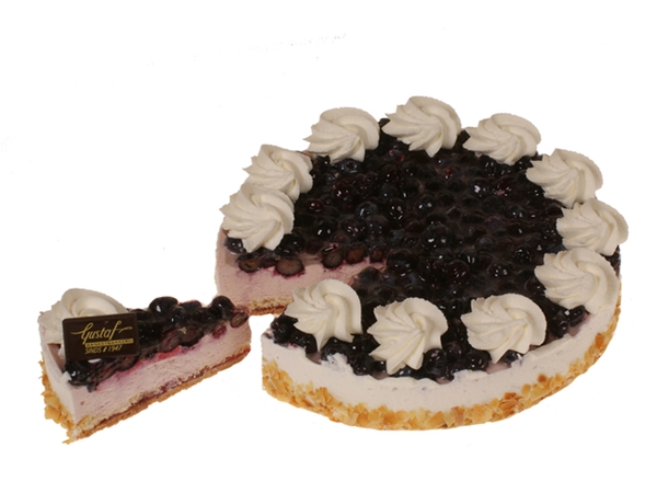 Bosbessen bavaroise taart 12 pers.